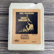 Vintage Capitol Records 1980 Neil Diamond The Jazz Singer 8 Track Tape Cartridge