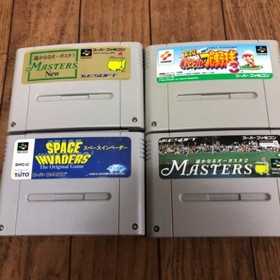 SFC Super Famicom console + 14 cassettes, working condition confirmed