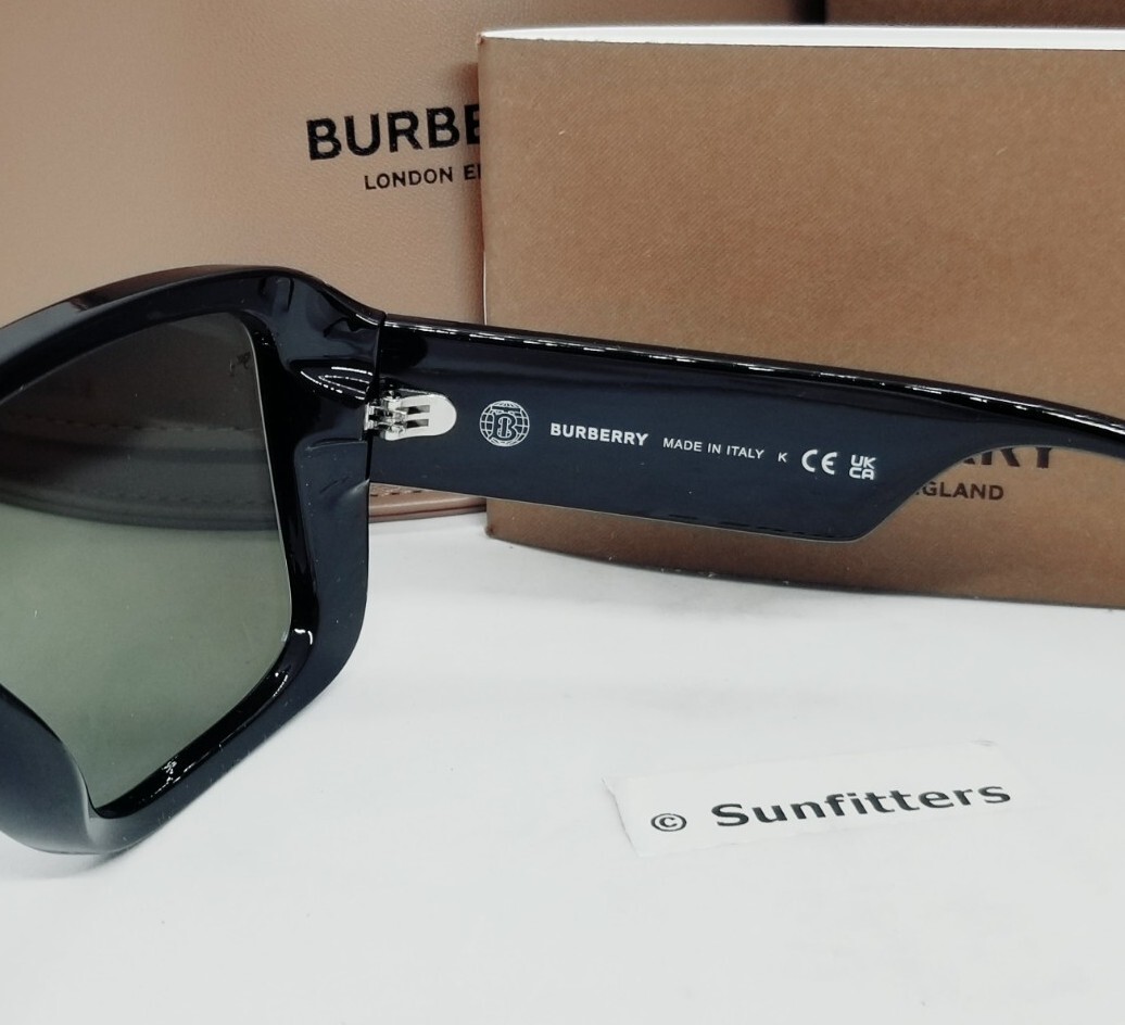 BURBERRY black/blue mirror BE4401U 300155 30 sunglasses NEW BURBERRY black/blue mirror BE4401U 300155 30 sunglasses NEW