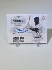 Miguel Sano 2014 Onyx Premium Platinum Elite Blue Auto Card 096/200 #MLB #ML