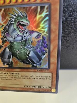 Super Conductor Tyranno - SD09-EN001 - Ultra Rare 1st Edition MP