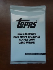 2020 TOPPS MLB BASEBALL PLAYER COIN CARD PACK SEALED