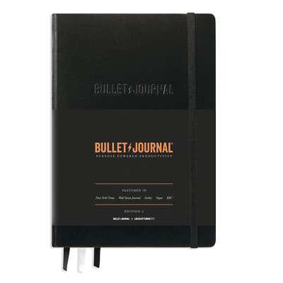 Leuchtturm 363572 Bullet Journal dotted Edition2 black / 206 nummerierte Seiten