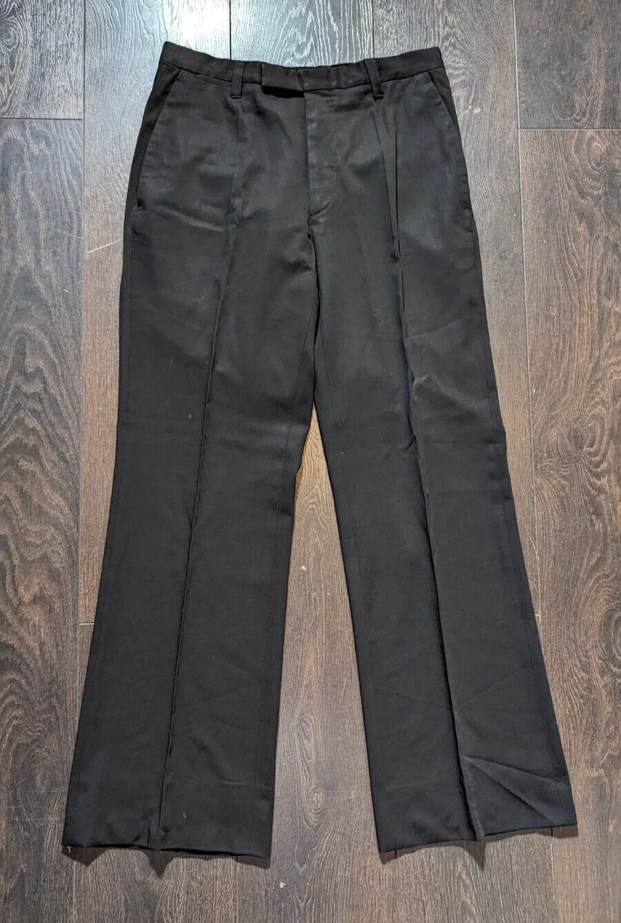 Pantalon Gucci noir zippé en laine 46