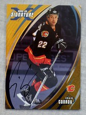 (2) Craig Conroy Clarkson 2002-03 Signature Series Gold Autograph NHL Hockey #81