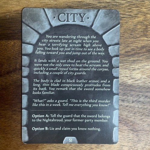 Gloomhaven City Event Cards Pieces Parts Replacements Board Game Sold Separately - Picture 57 of 87