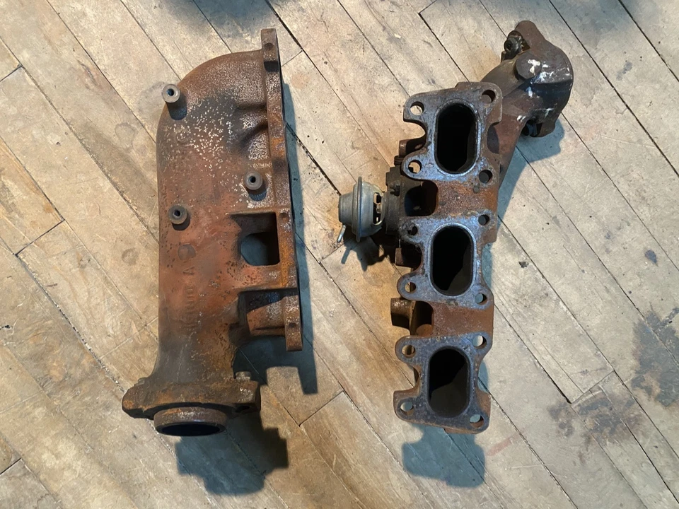 Colector de escape original de fábrica Mercedes Benz 1041423001 R129 300SL 0021400260 Foto 4 de 4