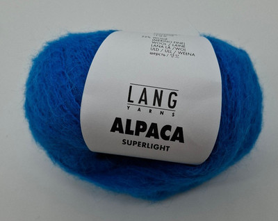 (230  /kg): 25 g LangYarns ALPACA SUPERLIGHT, kuschelig, Fb. 079 türkis  #7733