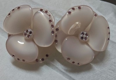 ALEXANDRE DE PARIS Camellia Barrette Light Pink