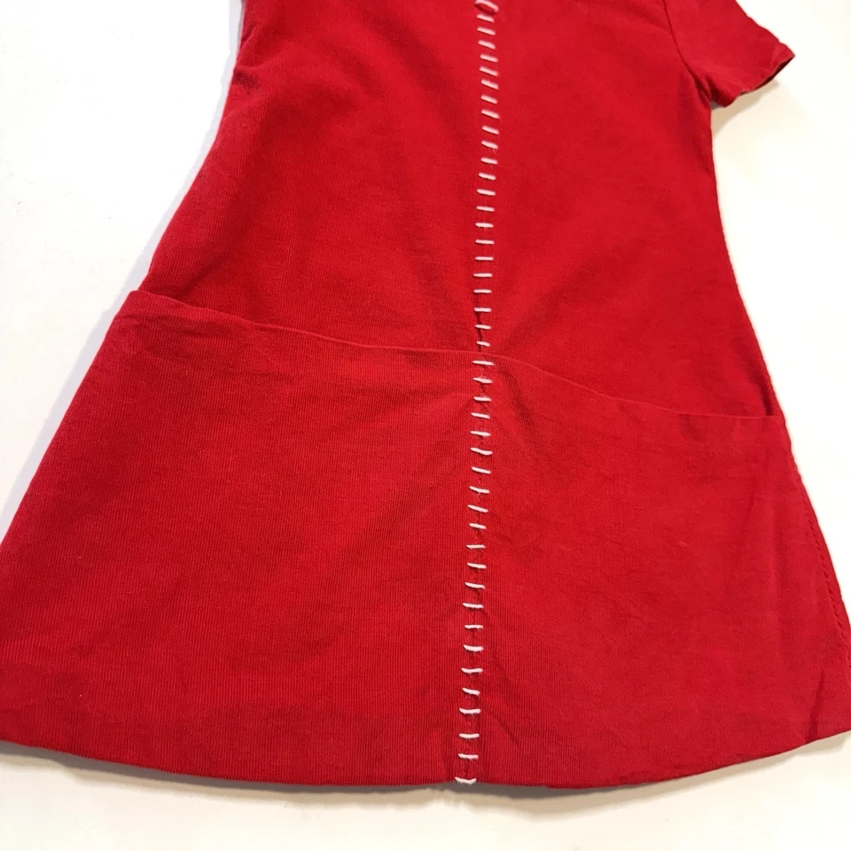 Isabel Garreton винтажный вишневый красный вельвет праздничное рождественское платье девочек 5 - Изображение 2 из 4