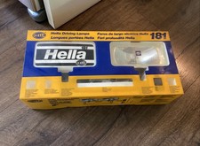 Nos New Hella 181 Clear Driving Lamps Volkswagen Porsche Ferrari Sports Car
