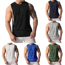 Canotta Allenamento Uomo Bodybuilding Fitness Palestra Allenamento Muscolare Can