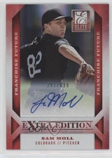 2013 Elite Extra Edition Franchise Futures Signatures /699 Sam Moll #87 Auto 1k5