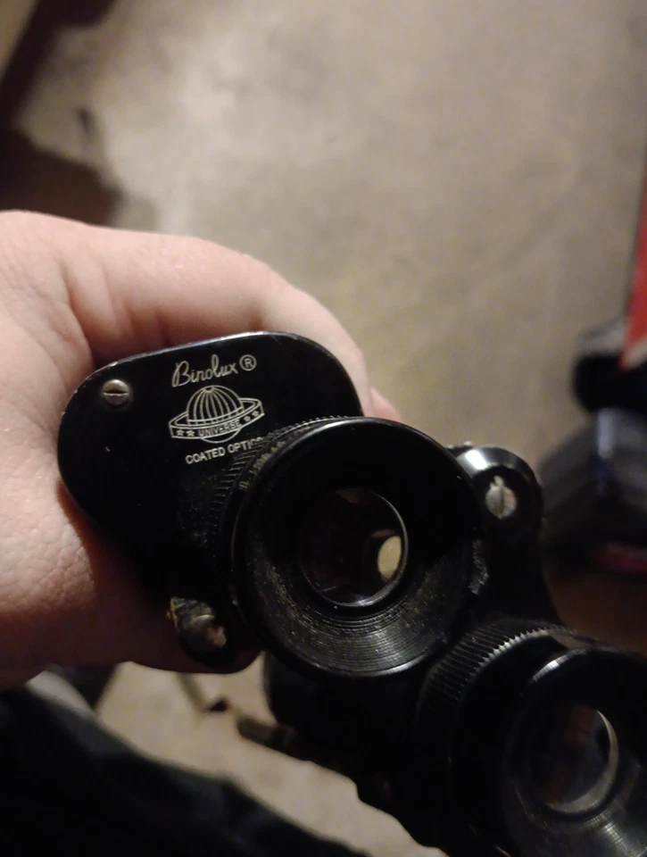 Vintage Binolux 10x50 Binoculars, 281 Ft At 1000 Yds, Made In Japan And Case. - Image 4 of 4