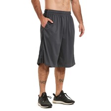 Men's 12" Basketball Shorts Long Athletic Workout Gym Mesh Shorts Below Knee ...