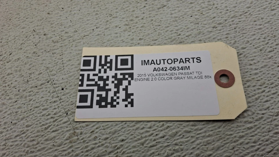 2012-2015 年大众帕萨特 2.0L TDI 排气管原始设备制造商端 — 第 3/4 张图片