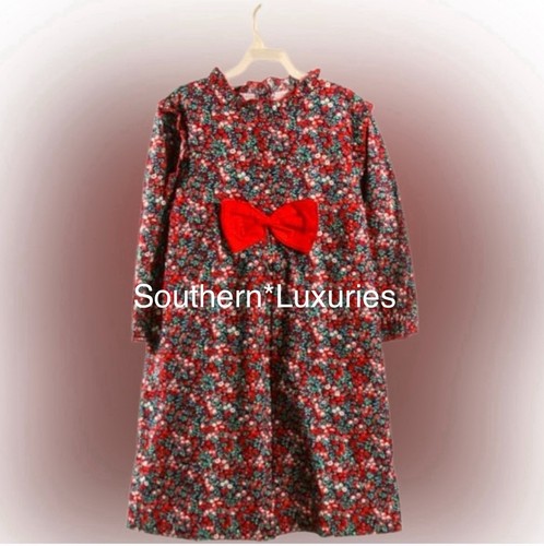 NWT by THE OAKS APPAREL RED boutique dress portraits holidays Girl 12 Christmas