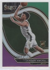 2020-21 Panini Select Courtside Green White Purple Prizm Jordan Nwora #262 k5l