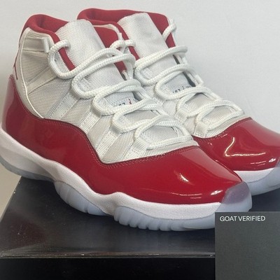 Nike Air Jordan 11 Retro Cherry Red Mens Size 10 Brand New GOAT Verified
