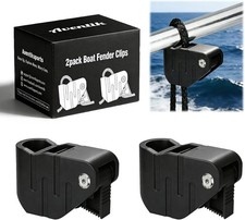 Boat Fender Clips Quick Release Adjustable for Rails and Cleats