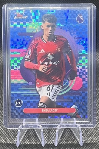 Shea Lacey - 2026 Topps Finest EPL - Man United - Rookie - Checkerboard - /75