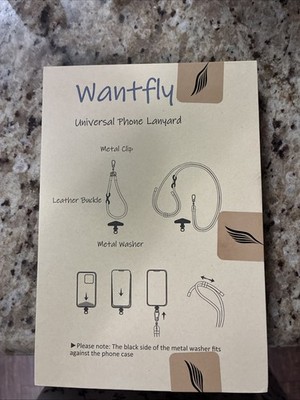 Want Fly Universal Phone Lanyard hangs like a neckless and or bracelet