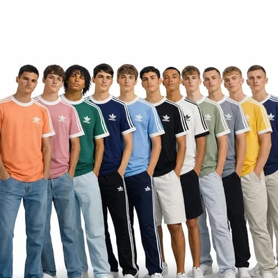 ORIGINAL ADIDAS T-SHIRT DREI STREIFEN – NUR SOLANGE DER VORRAT REICHT S - XXL - Bild 1 von 4