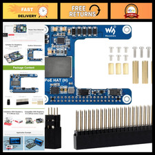 Power Over Ethernet HAT for Raspberry Pi 5/CM5, 5V 5A, Stable Performance, PoE S