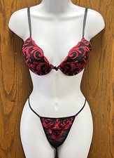 Vintage Delicates Art Deco Design Lingerie Size M 34C