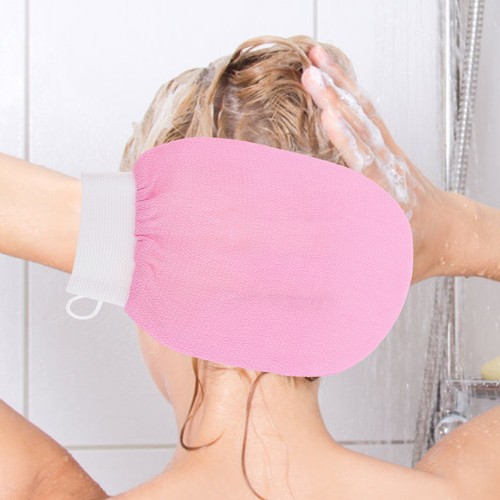 2 Stück Peelinghandschuh Körperpeeling Peelinghandschuh für tiefe abgestorbene Haut - Bild 9 von 12