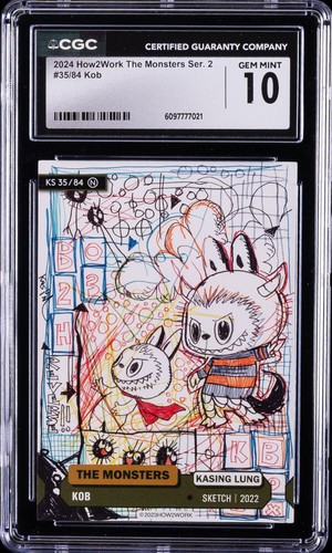 2024 HOW2WORK THE MONSTERS SER. 2 #35 KOB CGC 10 GEM MINT