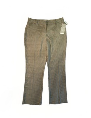 Maurices Slim Boot Mid Rise Houndstooth Check Pants Women's Size 14 Regular