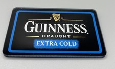 A New 1990’s Rectangle Guinness Ex Cold T.bar Plaque/lens 8.5cm L X 5.5cm W