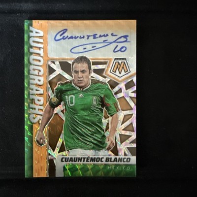 2021-22 Panini Mosaic FIFA Road To World Cup Cuauhtemoc Blanco Auto /50