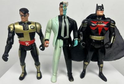 Batman, Robin & Two Face - Animated Series - 4,5'' Actionfigur - Kenner 1993