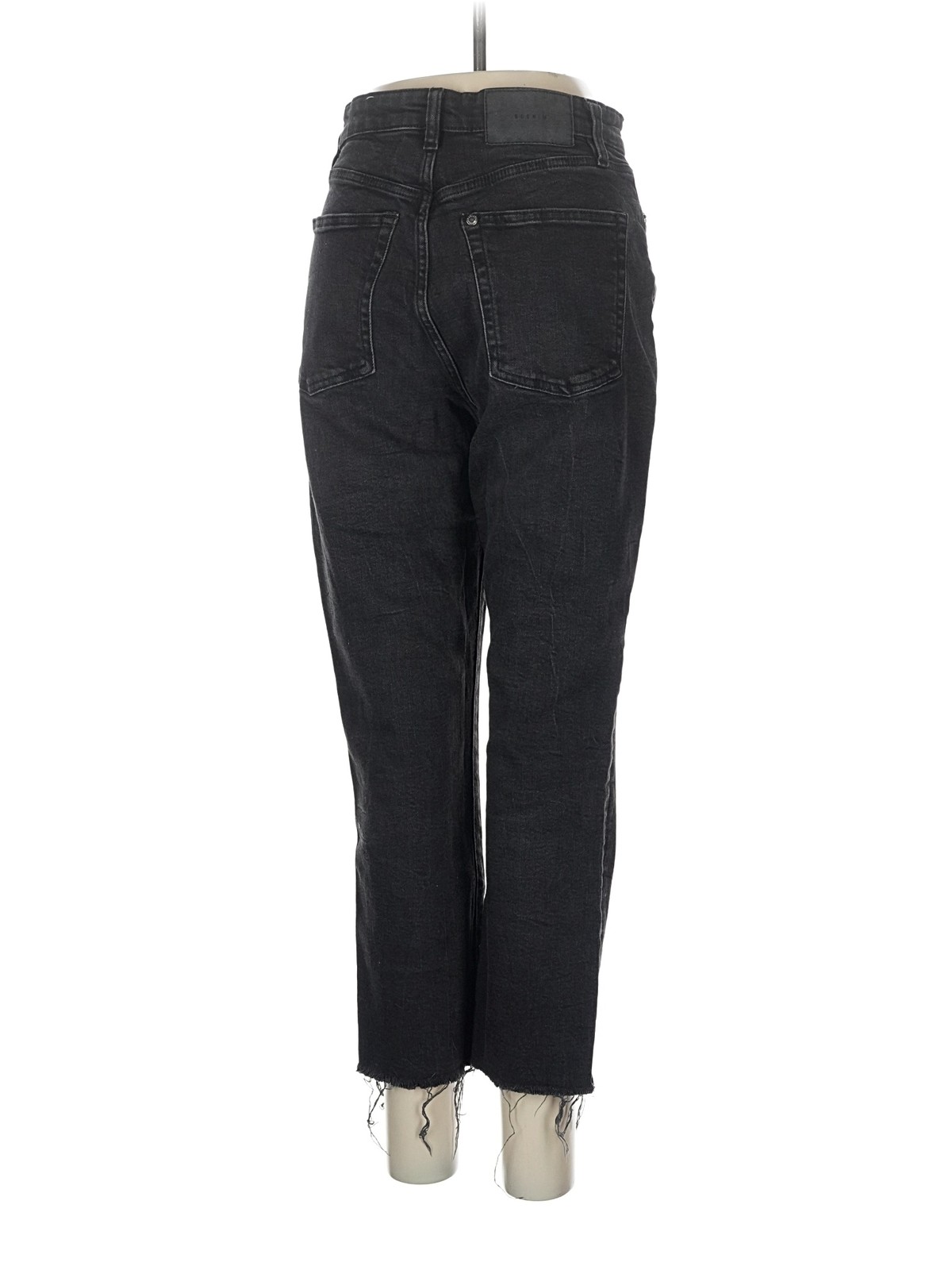 H&M Women Black Jeans 6 Petites thumbnail 2