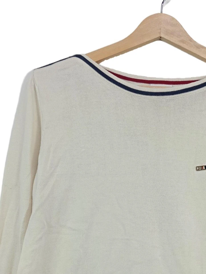 U.S. POLO ASSN. Sudadera de punto fino Mujeres Jersey Talla EU 36 crema - Imagen 3 de 4