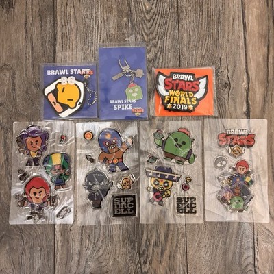 Brawl Stars World Finals 2019 Wappen Pin Badge + Epoxy Stickers, Keychains RARE!