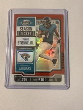 2023 Panini Contenders Optic - Season Ticket Travis Etienne #24 Red Prizm /175