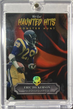 Wild Card Haunted Hits Monster Hunt Eric Dickerson #HHS-ED Pumpkin 2/2 Football