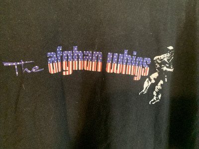 VTG The Afghan Whigs Shirt 1998 American Flag Spell out Spaceman Shirt V RARE XL