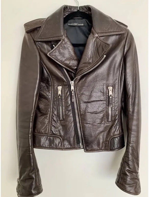 Balenciaga leather jacket vintage