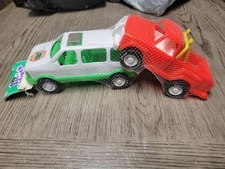 American Plastic Toys Inc 2 Pc Jr Truck Series SUV Farm Pizza *READ Description*