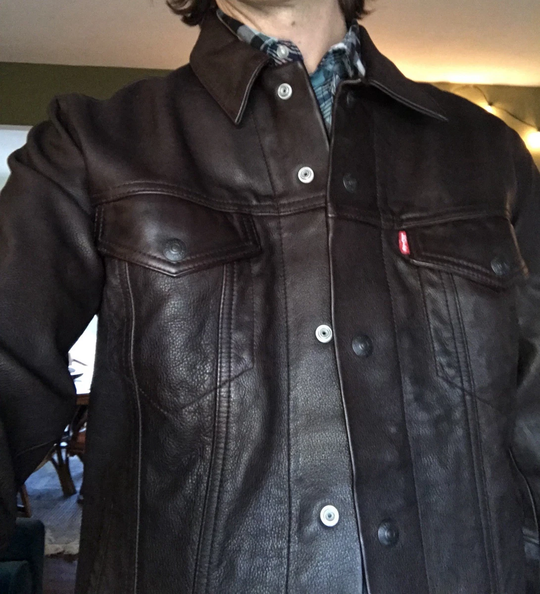 Levi's Trucker Leather Outer Shell Coats, Jackets & Vests for Men