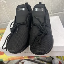 McKenzie Gaard Mesh Men's Trainers Triple Black Sneakers School Shoe Size UK 10