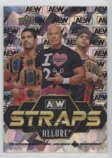 2024 Allure AEW Straps Logo 166/199 Anthony Bowens Max Caster & Billy Gunn 00yc