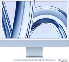Apple iMac 24" (256GB SSD, Apple M1, 3.20GHz, 8GB, 8-Core GPU) Blue - MGPK3LL/A