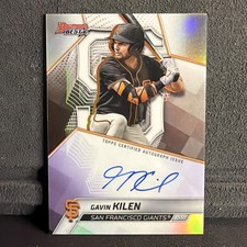 GAVIN KILEN AUTO - 2025 Bowman's Best #B25-GK San Francisco Giants Prospect RC