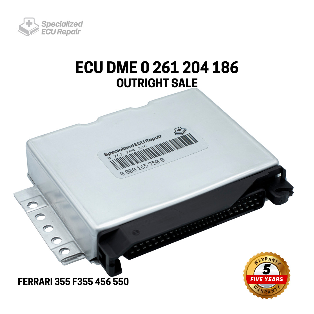 Ferrari 355 F355 456 550 ECU Bosch 0 261 204 186 M5.2 "NO CORE CHARGE"