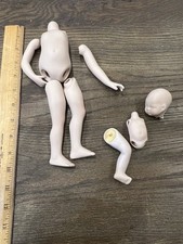 Bisque Doll Parts - Large and Small Torso, Pair of legs arms, 2 More Pieces